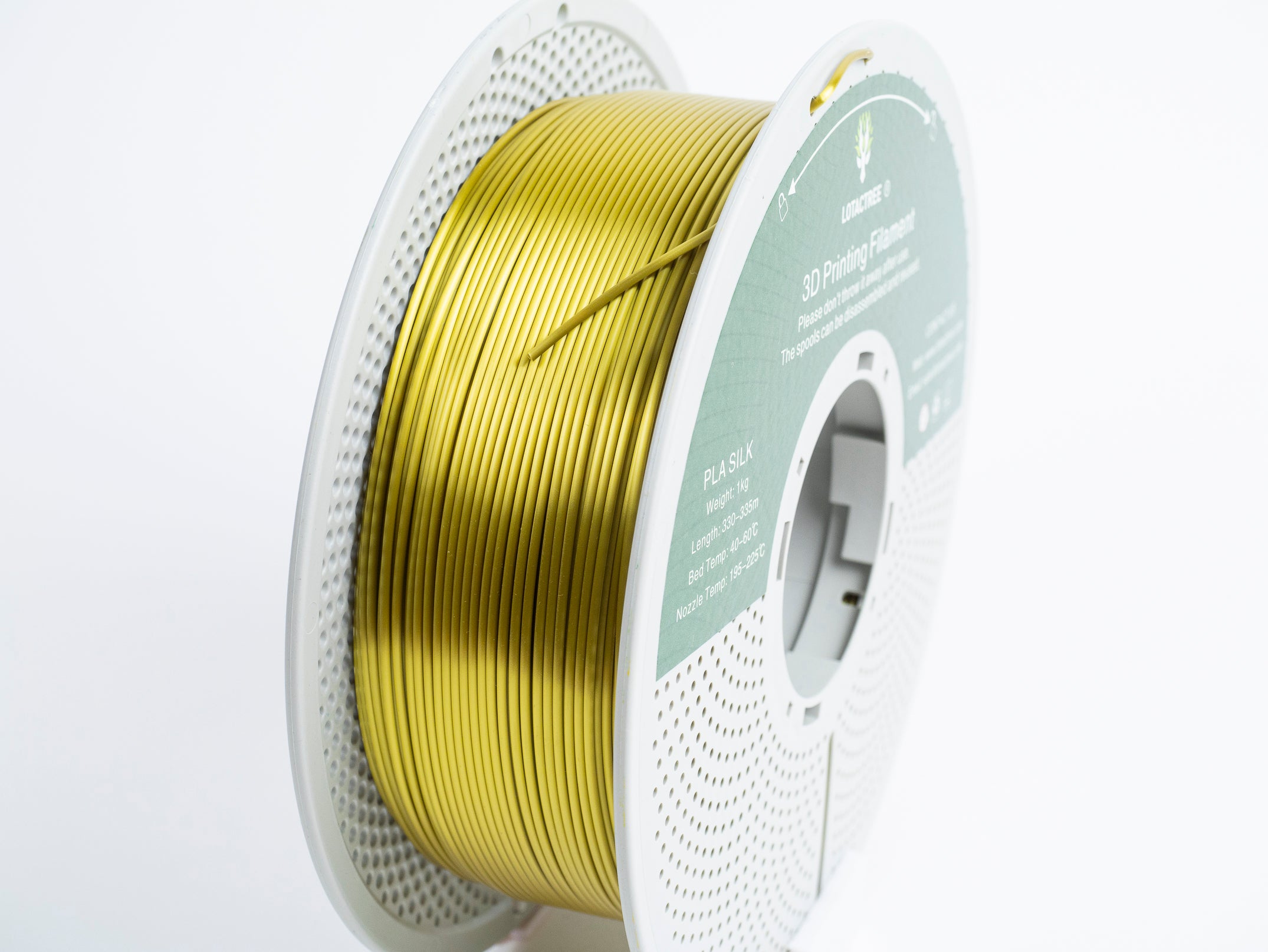PLA SILK Greenish Gold