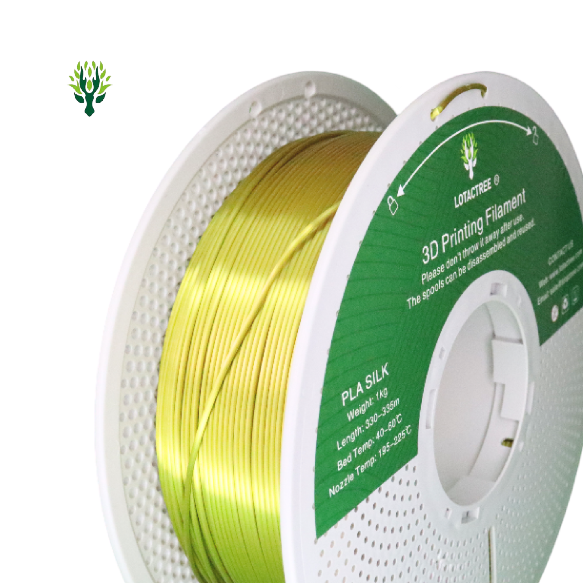 PLA SILK Greenish Gold