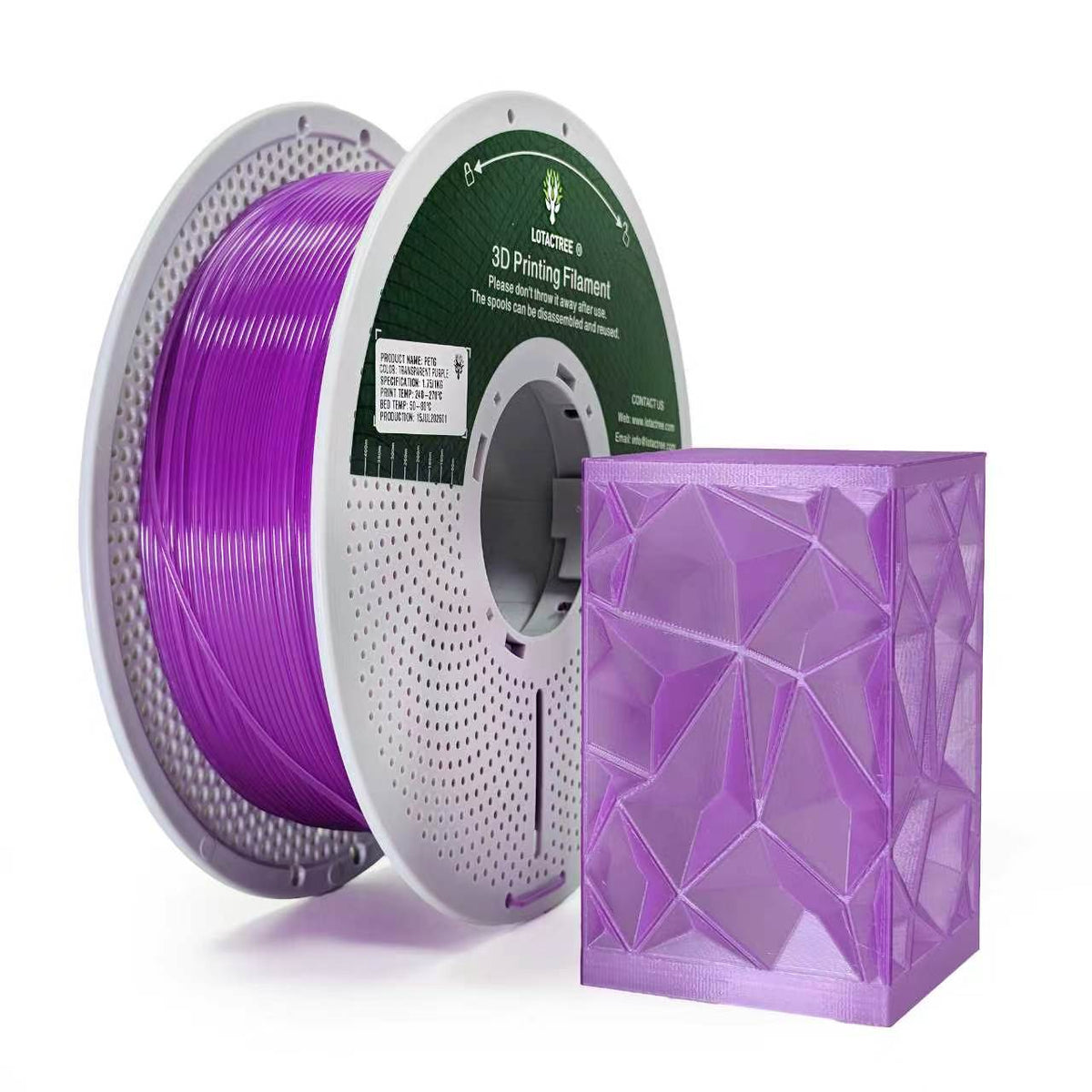 PETG transparente Purple