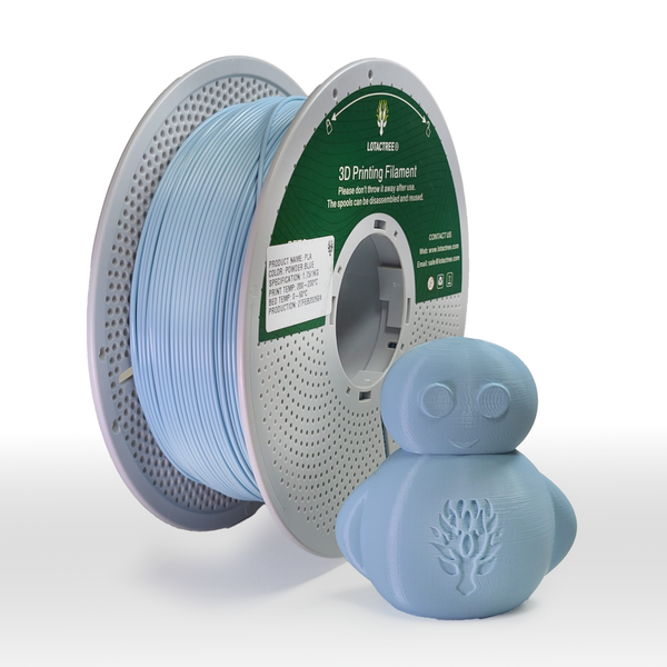 Filamento PLA Powder Blue Lotactree 1.75mm — comprar filamento impresión 3D España