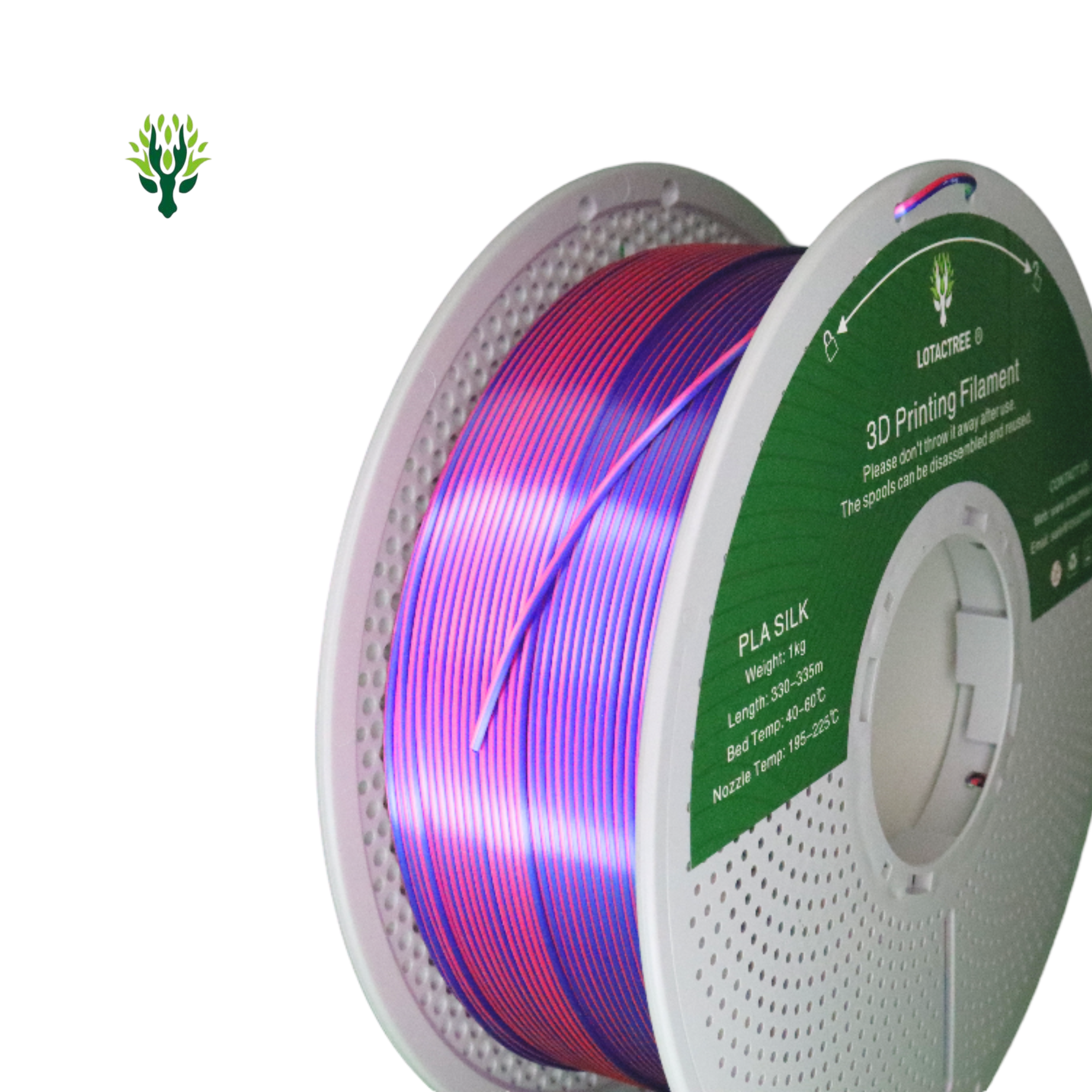 PLA SILK Rose Red Green Dark Blue