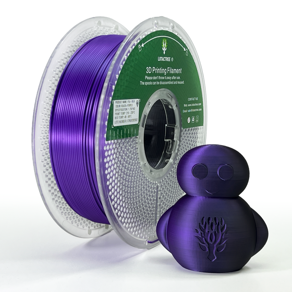 PLA SILK Black + Purple