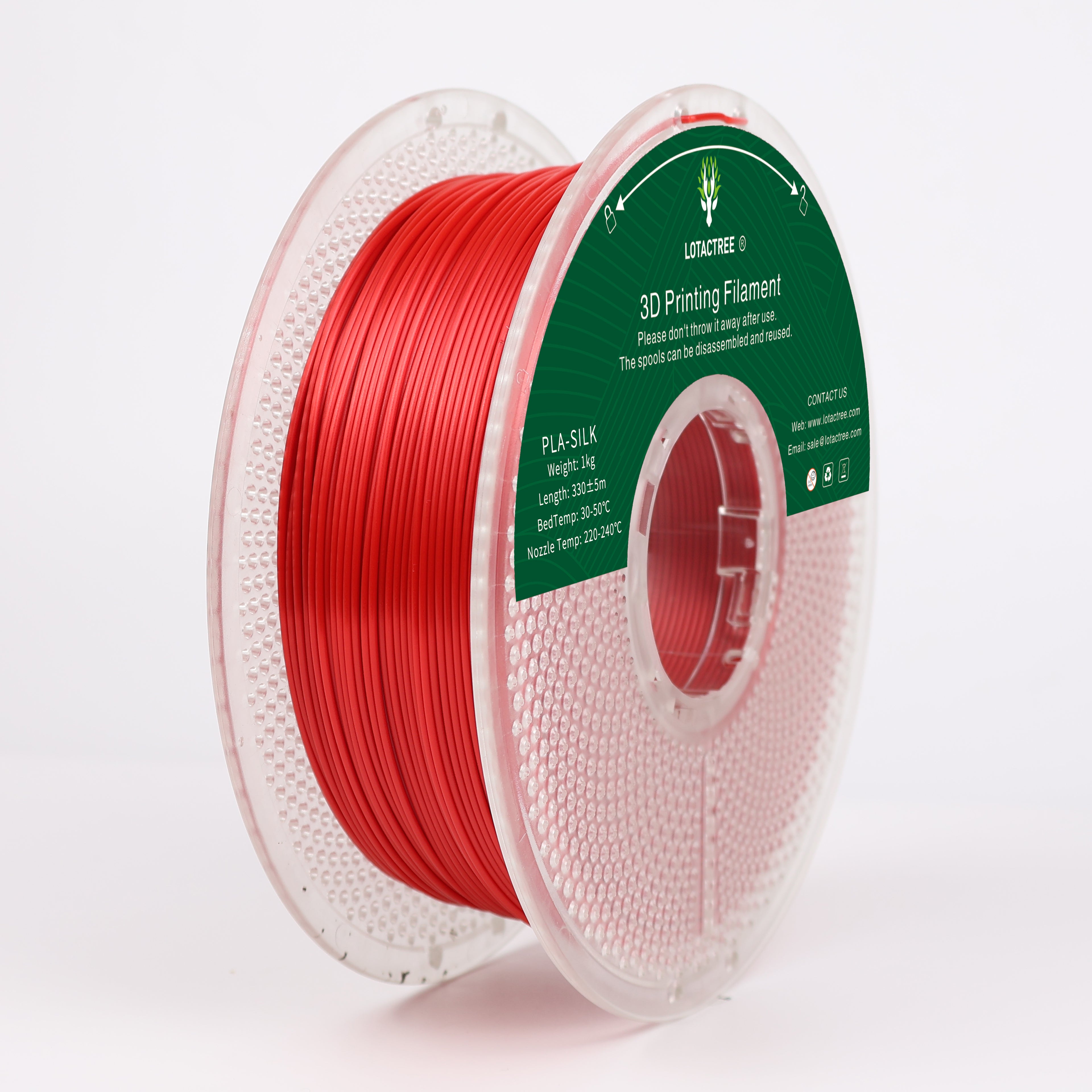 PLA Silk Red