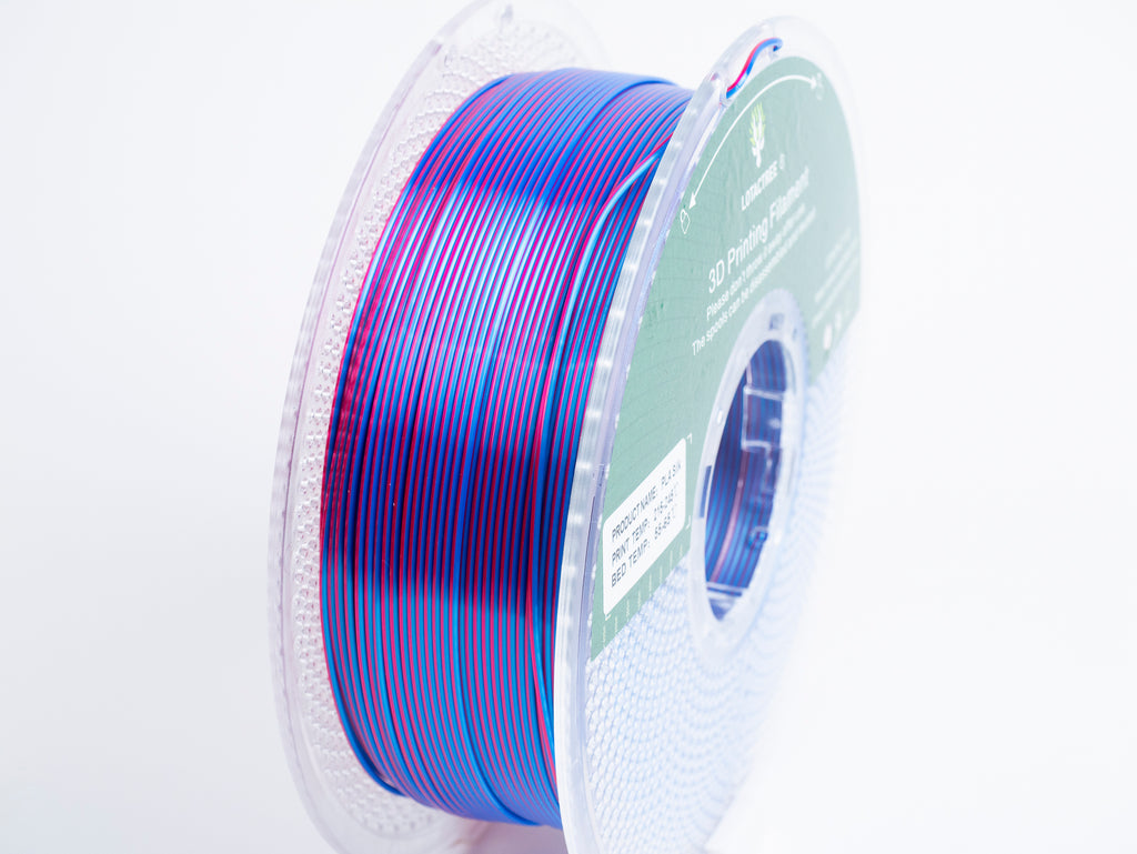 PLA SILK Rose Red + Sky Blue